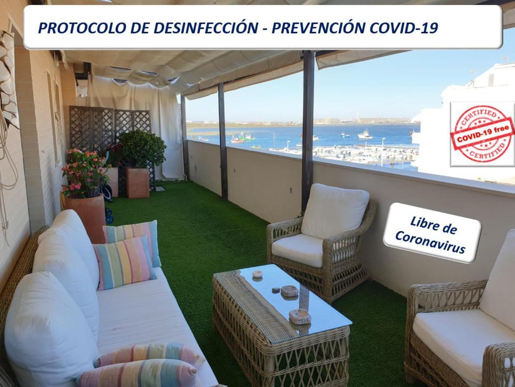 Atico Con Vistas A La Ria De Punta Umbria Apartment Bagian luar foto