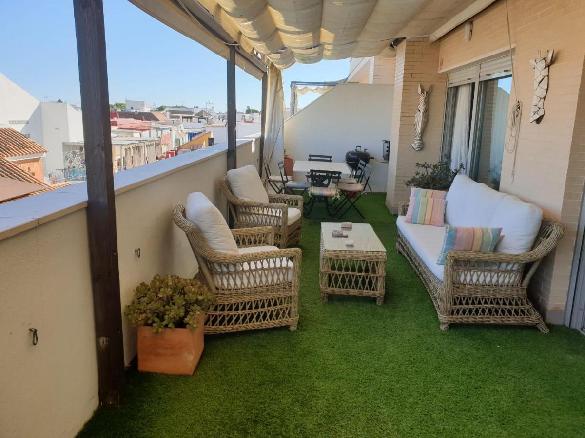 Atico Con Vistas A La Ria De Punta Umbria Apartment Bagian luar foto